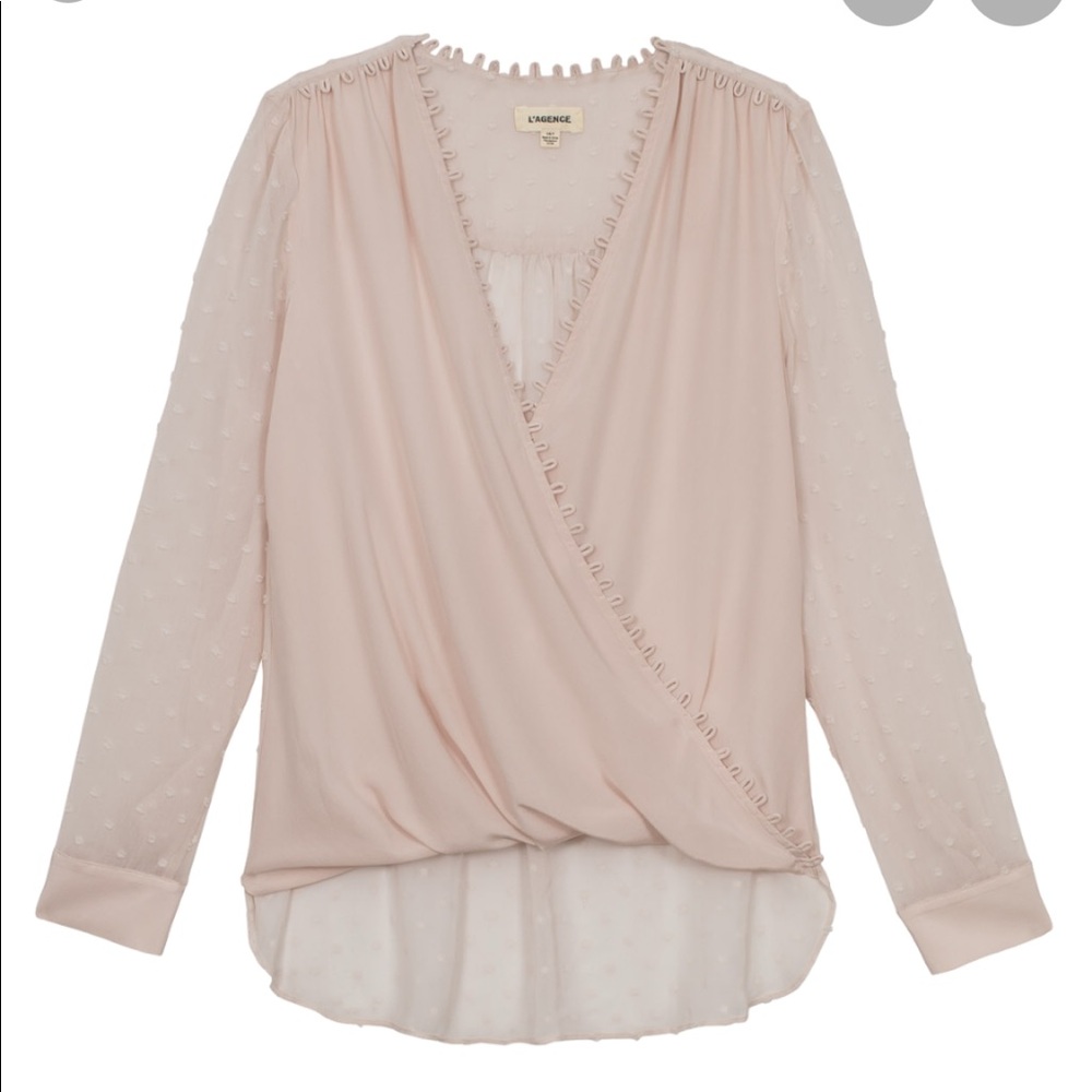 L’AGENCE Perry Silk Blouse